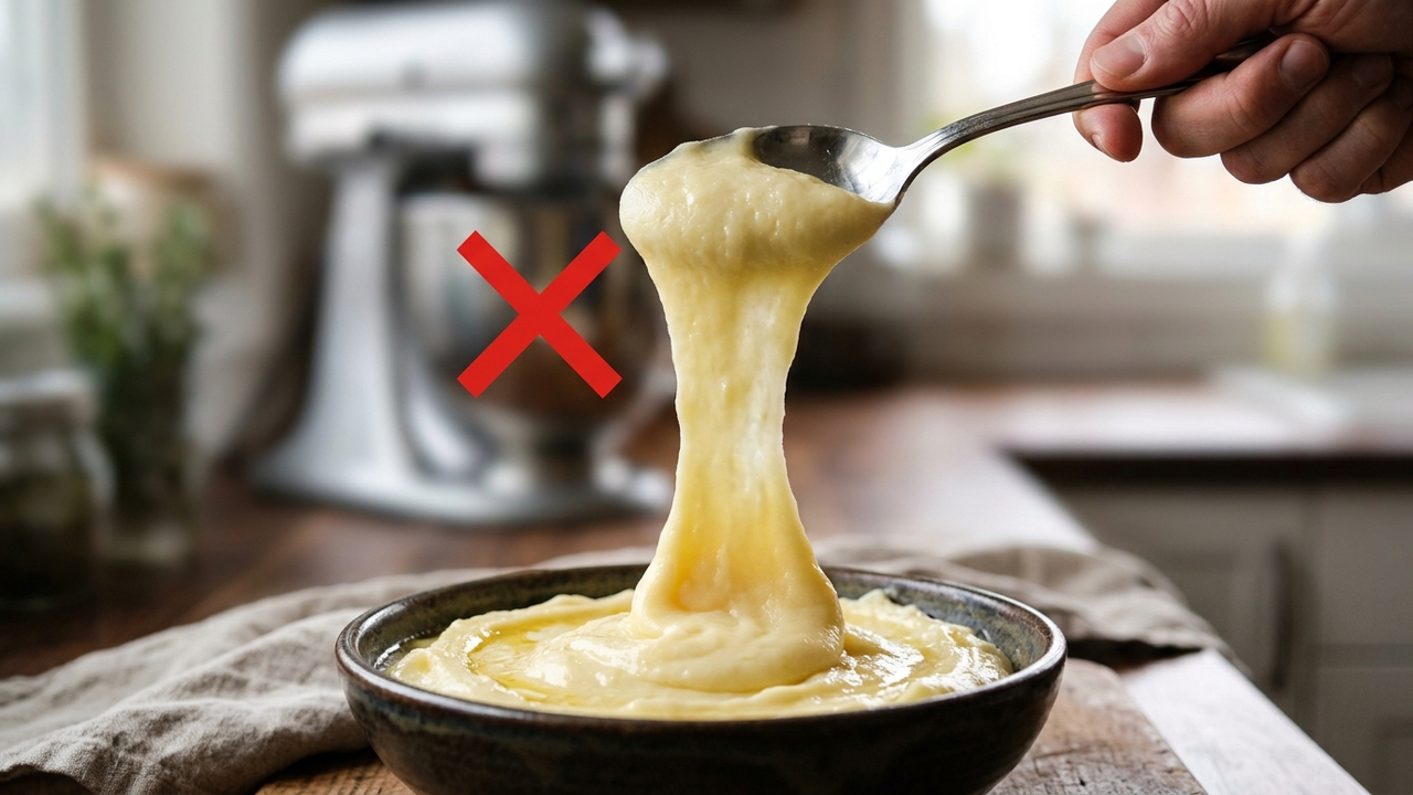 O segredo dos chefs de cozinha para um purê de batatas perfeitamente liso, elástico e aveludado sem a necessidade de usar batedeira