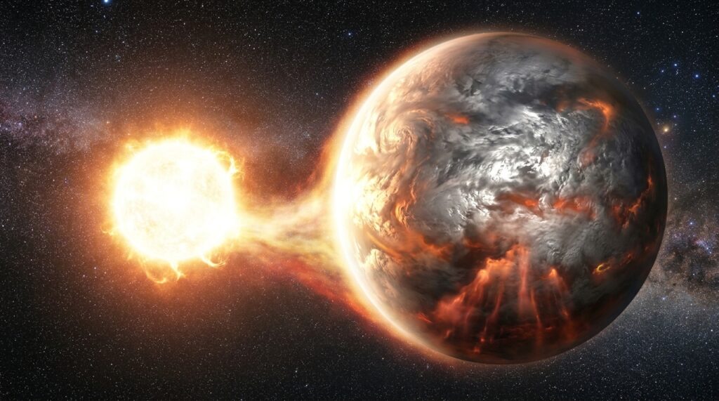 Cientistas encontraram planeta oculto a 333 anos-luz da Terra que completa uma órbita em apenas 14 horas