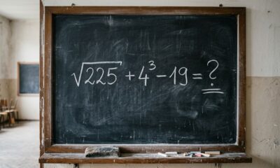 Você ainda domina a matemática básica? Quanto é √225 + 4³ − 19?
