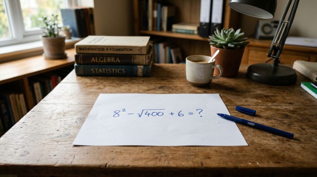 Desafio nostálgico: quem estudou nos anos 90 consegue resolver 8² − √400 + 6
