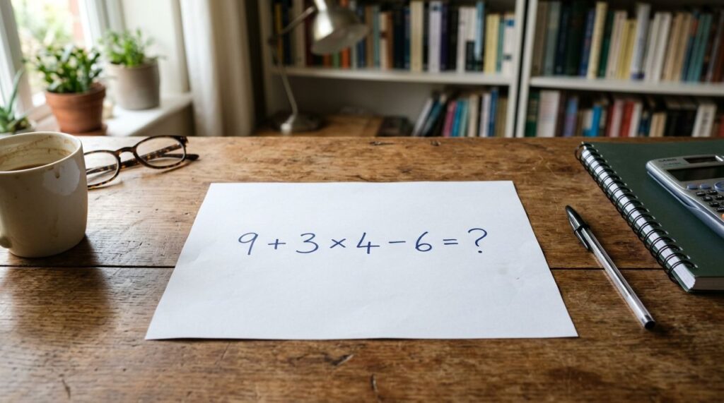 Parece fácil, mas muita gente erra: só quem lembra da matemática da escola acerta 9 + 3 × 4 − 6 sem calculadora