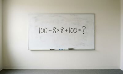 Você consegue resolver de cabeça esta conta que está confundindo muita gente 100 − 8 × 8 + 100