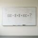 Você consegue resolver de cabeça esta conta que está confundindo muita gente 100 − 8 × 8 + 100