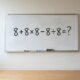 Parece conta de criança, mas muita gente adulta erra: quanto é 8 + 8 × 8 − 8 ÷ 8?