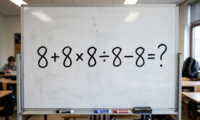 Parece que repetir o número facilita a conta, mas 8 + 8 × 8 ÷ 8 - 8 exige atenção a um detalhe que muda completamente a resposta