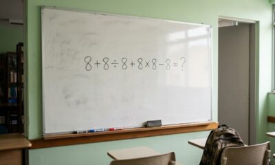 Só com o número 8, você consegue resolver 8 + 8 ÷ 8 + 8 × 8 - 8 corretamente?