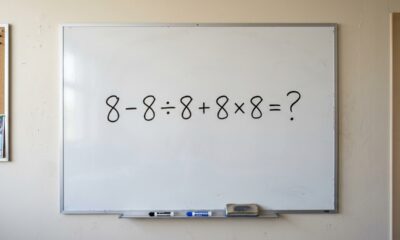 Muitos aprenderam esta regra quando eram crianças, mas hoje erram: quanto é 8 - 8 ÷ 8 + 8 × 8?