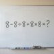 Muitos aprenderam esta regra quando eram crianças, mas hoje erram: quanto é 8 - 8 ÷ 8 + 8 × 8?