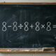 Muitos aprenderam esta regra quando eram crianças, mas hoje erram: quanto é 8 - 8 ÷ 8 + 8 × 8?