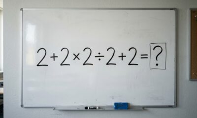 Parece conta de criança, mas muita gente se confunde: quanto dá 2 + 2 × 2 ÷ 2 + 2?
