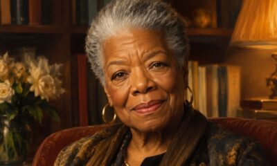 Frase de Maya Angelou sobre resiliência: "Você pode encontrar muitas derrotas, mas não deve ser derrotado." Uma mensagem sobre força interior