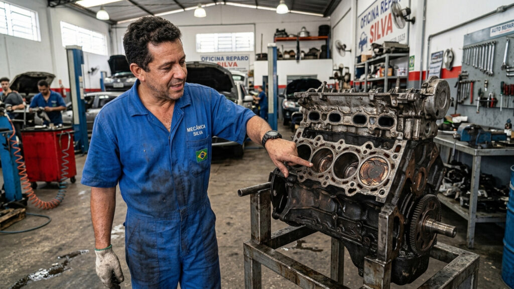 Frentista abastece carro flex com diesel por engano, motor funde na estrada e posto é condenado a pagar R$ 15 mil e aluguel por 40 dias