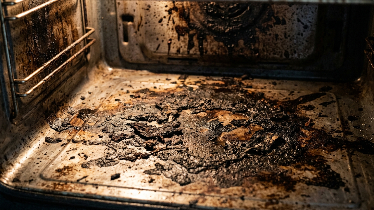 Misturar fermento em pó com vinagre de álcool: para que serve a reação efervescente que amolece sujeiras queimadas no fundo do forno em minutos