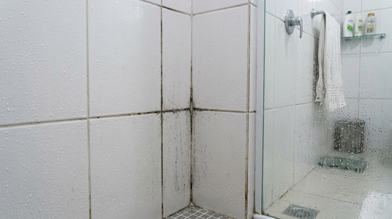 Especialistas em limpeza concordam: se o rejunte do seu banheiro estiver escuro, não é porque está sujo, mas sim por causa da condensação, e "é aconselhável ventilar o ambiente e realizar a manutenção"
