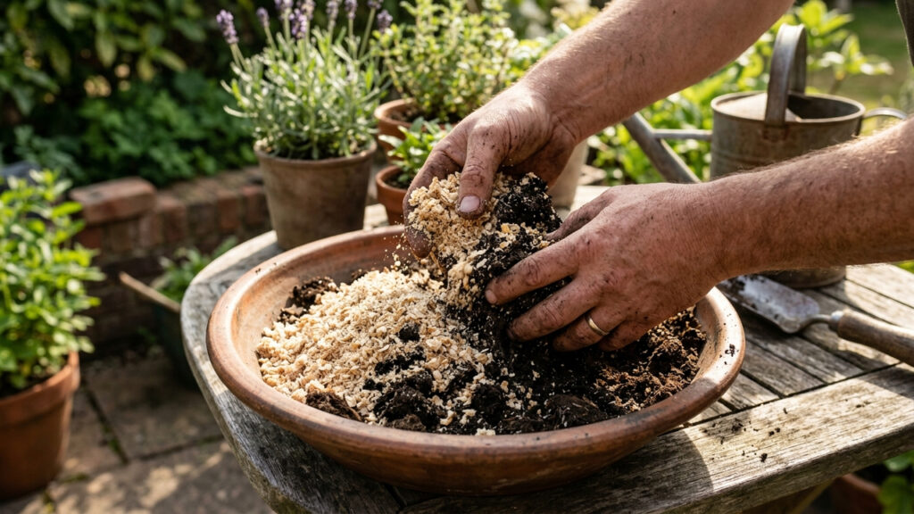 Pó de sabugo de milho seco no substrato: a alternativa ecológica e barata para substituir a perlita e deixar a terra do vaso leve e aerada