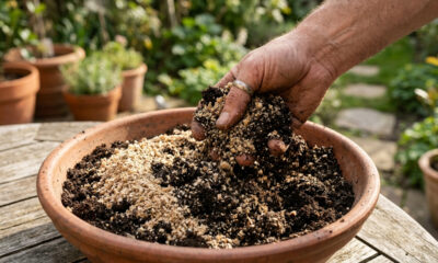 Pó de sabugo de milho seco no substrato: a alternativa ecológica e barata para substituir a perlita e deixar a terra do vaso leve e aerada