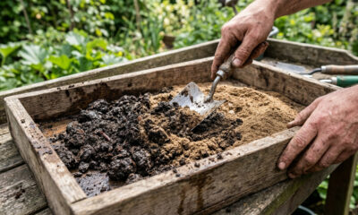 Mistura de húmus de minhoca com pó de mosca-soldado-negra: a nutrição biológica completa que turbina o crescimento de hortas urbanas