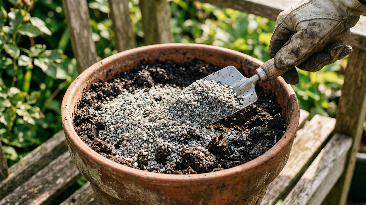 Pó de rocha granítica na terra: para que serve o remineralizador barato que repõe sílica na adubação e evita o tombamento do caule das plantas
