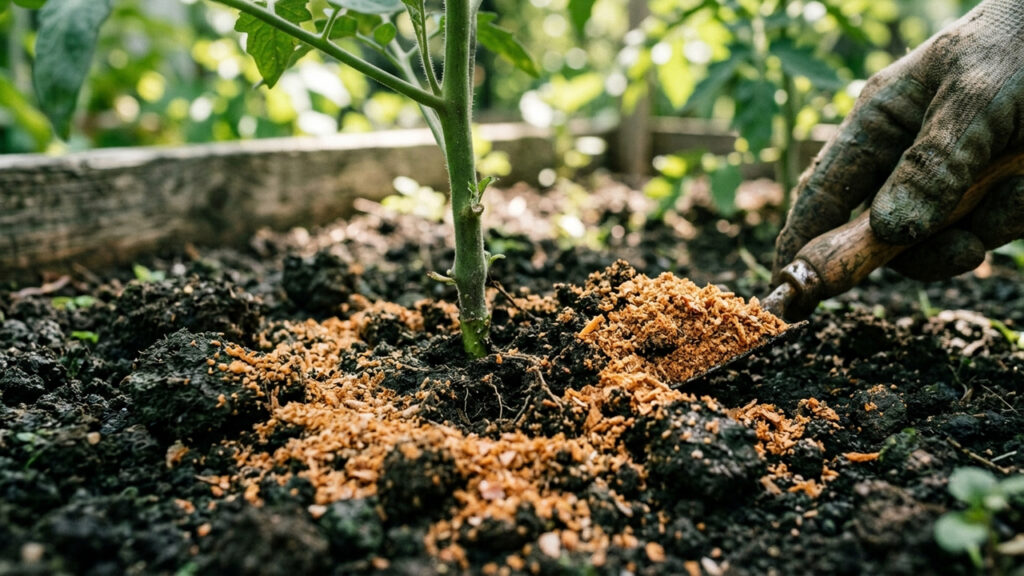 Casca de camarão torrada e moída na terra: como a quitina pura ativa o sistema de defesa da planta e blinda as raízes contra pragas