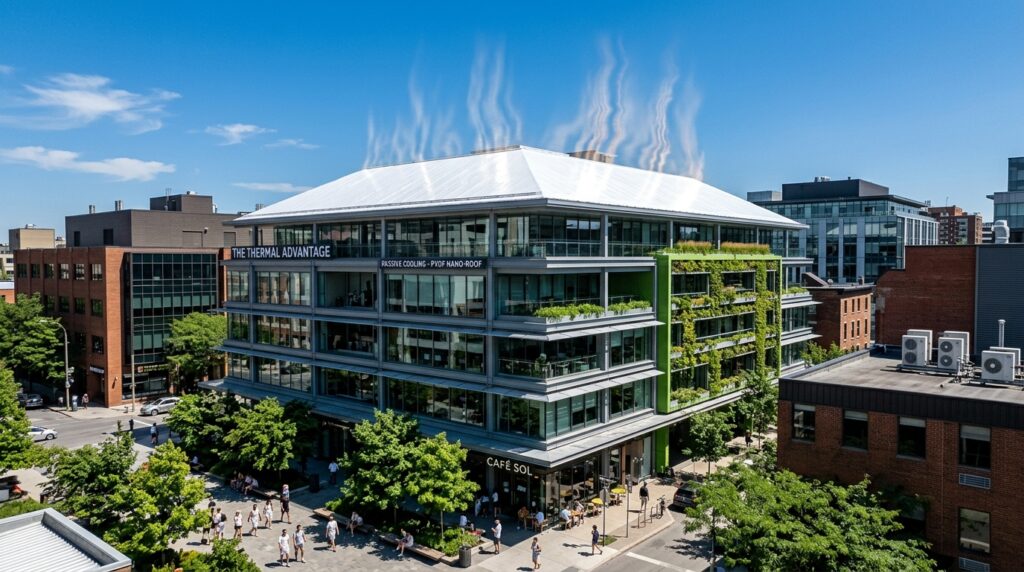 Novo nanomaterial baseado em PVDF conseguiu reduzir superfícies em até 12,9 °C sob sol intenso, usando resfriamento radiativo sem consumir eletricidade