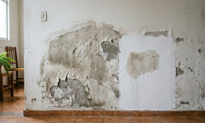 Pedreiros experientes concordam: “Para recuperar uma parede com umidade, não basta pintar por cima; primeiro é preciso eliminar a causa, deixar secar e preparar corretamente a superfície”