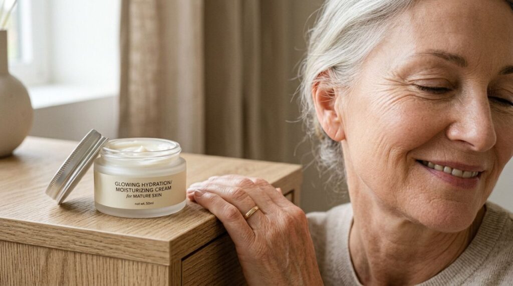 Dermatologistas concordam: se a pele estiver mais seca depois dos 50, não é apenas falta de creme, mas também uma mudança na barreira natural da pele, e “é aconselhável reforçar a hidratação diária”