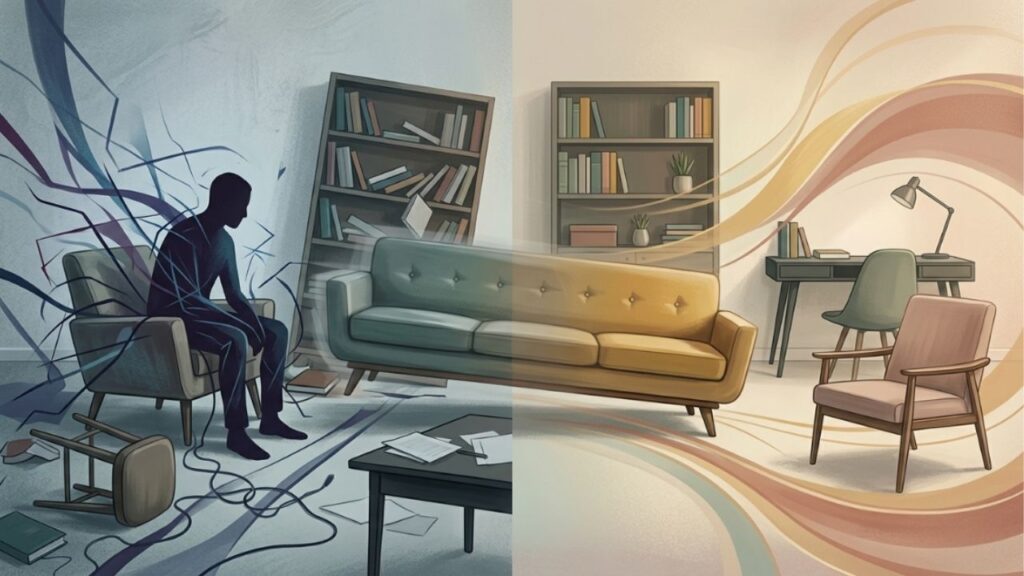 A psicologia explica por que pessoas que reorganizam móveis com frequência podem estar buscando uma sensação de controle emocional