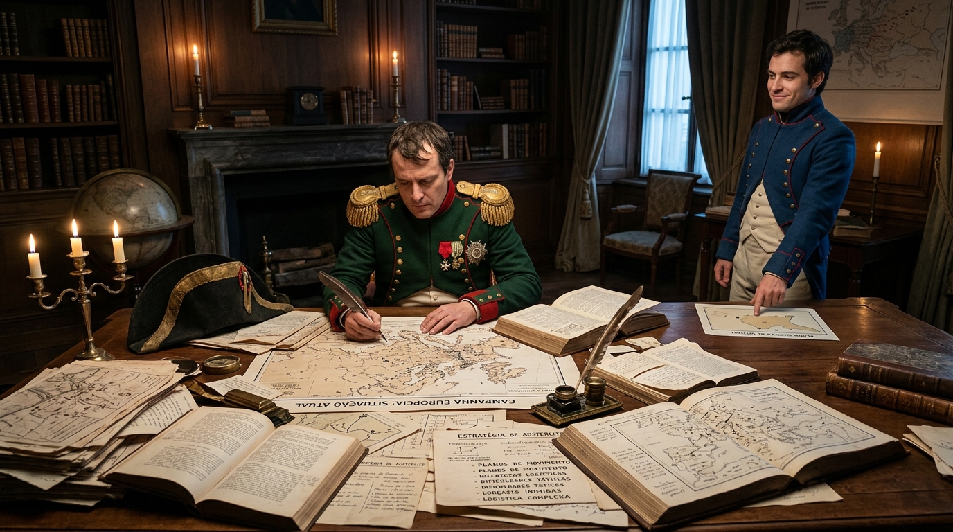 A reflexão de Napoleão Bonaparte para refletir todos os dias da sua vida: "O tolo sempre tem uma vantagem sobre o sábio: está sempre contente consigo mesmo."