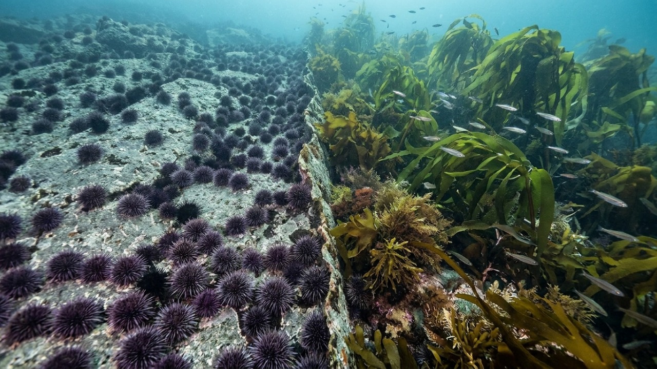 Voluntários retiraram quase 100 mil ouriços-do-mar na Noruega e, onde havia “desertos submarinos”, florestas de algas e berçários de peixes começaram a voltar