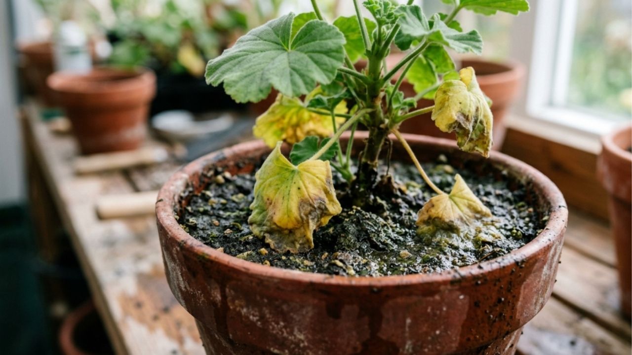 "O maior erro que cometemos com os gerânios é deixar o solo úmido", diz um especialista em plantas