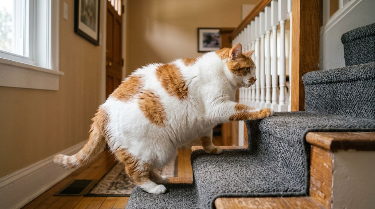 Gato de quase 20 kg inicia uma transformação impressionante para perder peso e voltar a ter mais qualidade de vida