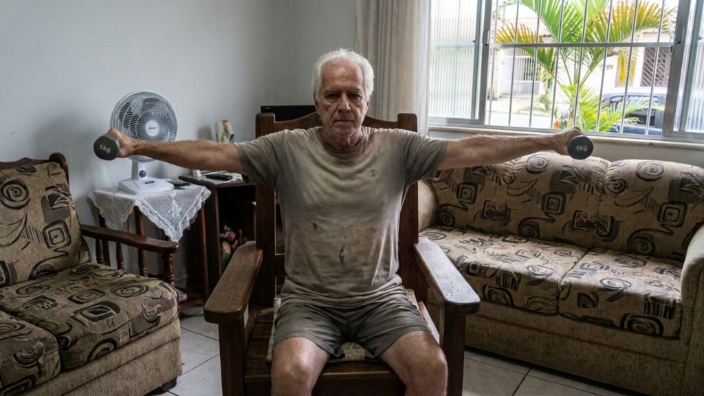 Nem treino pesado nem horas na academia: depois dos 60, alguns exercícios de força podem ajudar a recuperar massa muscular e fortalecer os braços com segurança