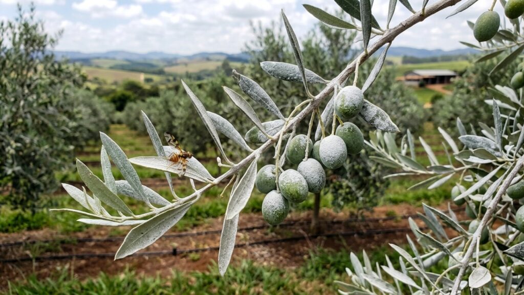 Pulverizar caulim nas plantas: para que serve esse mineral branco e por que ele pode virar aliado contra pragas e queimaduras de sol