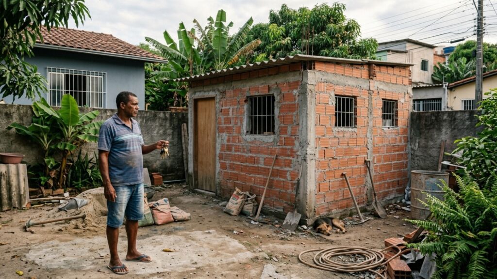 Proprietário aluga casa por 6 anos e, quando recebe o imóvel de volta, encontra uma construção no quintal que nunca autorizou