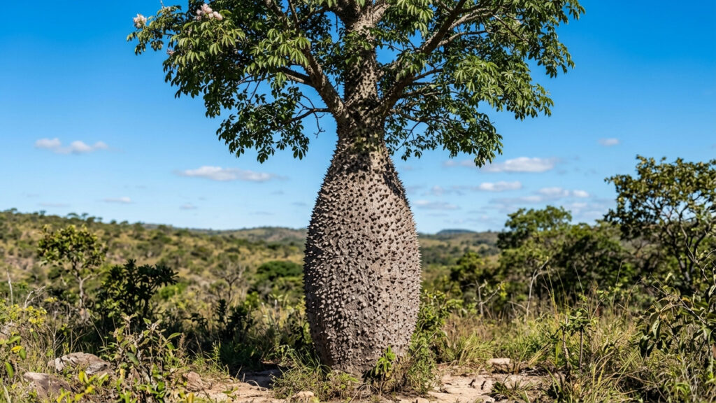 Essa árvore de tronco macio retém água como uma esponja e é capaz de diminuir a temperatura do quintal de casa em até 5 graus no verão