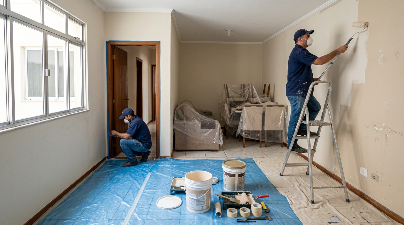 Quanto custa pintar uma casa de 100 m² em 2026