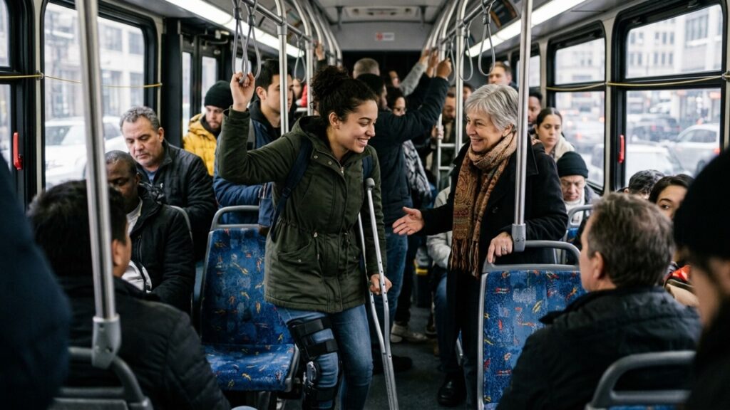 Especialistas em psicologia concordam: “Quem cede o lugar no ônibus pode não estar apenas sendo educado, mas demonstrando maior atenção para perceber rapidamente quem está em situação de maior necessidade”