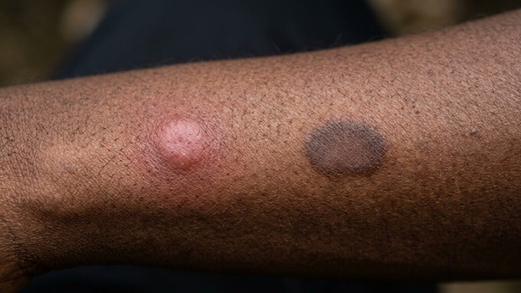 Nem sempre é apenas uma cicatriz: a mancha escura que aparece depois de uma picada de mosquito tem uma explicação e pode levar meses para desaparecer