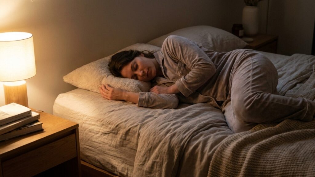 A psicologia aponta que dormir sempre com um braço sob o travesseiro pode dizer mais do que parece sobre a forma como o corpo procura estabilidade e relaxamento