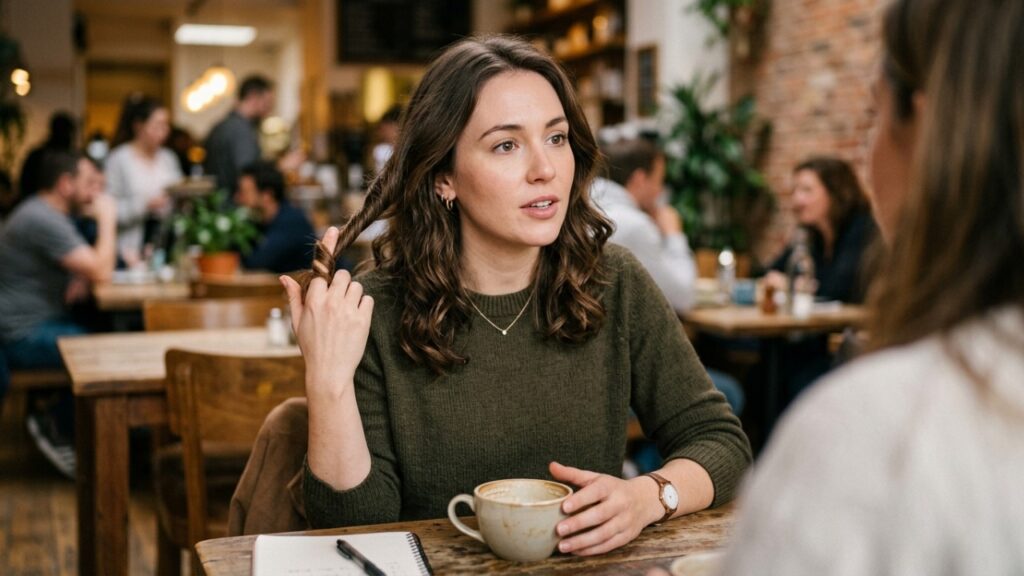 A psicologia sugere que mexer no cabelo enquanto conversa não significa necessariamente vaidade, já que o gesto também pode aparecer como resposta a tensão, nervosismo ou necessidade de conforto