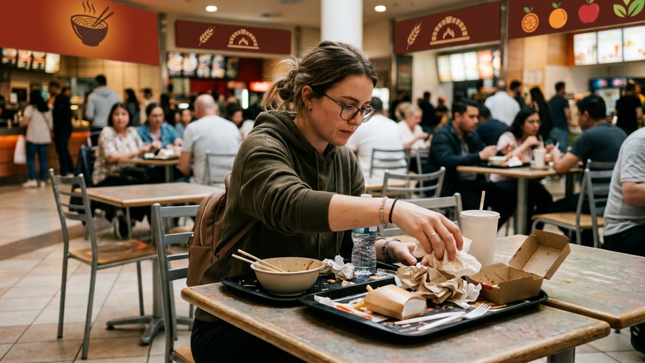 A psicologia diz que pessoas que recolhem o lixo da própria mesa em praça de alimentação não fazem isso só por organização, mas porque valorizam responsabilidade compartilhada