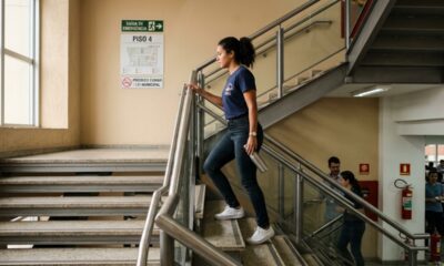 Especialistas em exercício físico concordam: subir escadas por apenas 1 minuto em ritmo confortável pode ser seis vezes mais eficiente do que outras recomendações de atividade