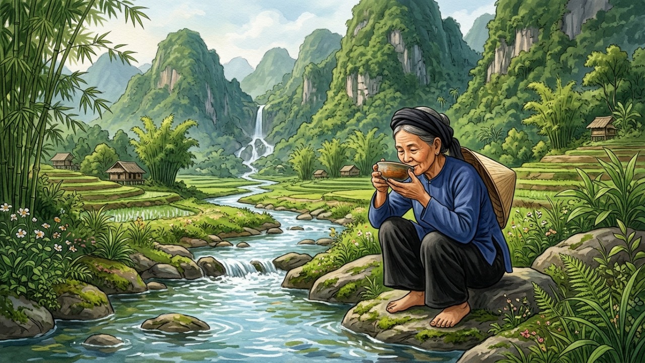Provérbio vietnamita sobre gratidão: “Quando você beber água limpa, não se esqueça de lembrar da fonte distante de onde aquela água originalmente veio.” Uma lição sobre reconhecer as próprias origens