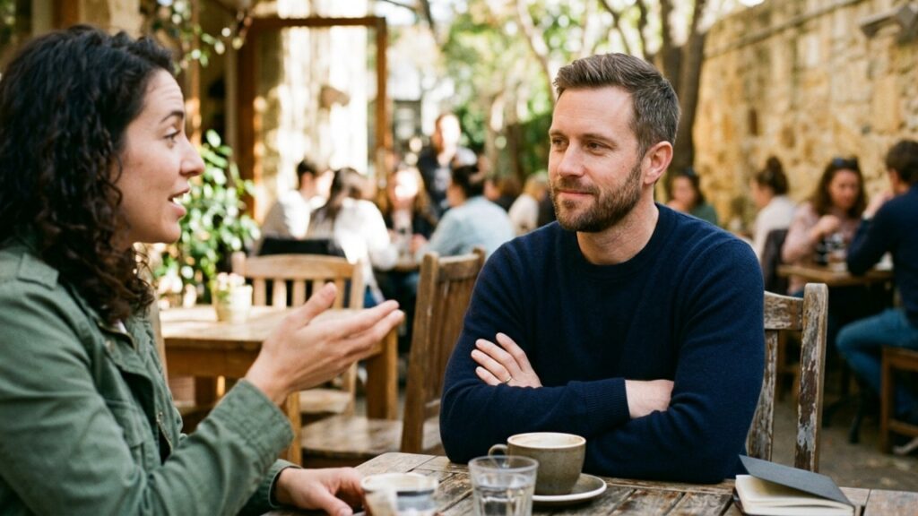 Segundo a psicologia, cruzar os braços durante uma conversa pode não ser sinal de rejeição, mas apenas uma postura confortável que transmite segurança ao corpo