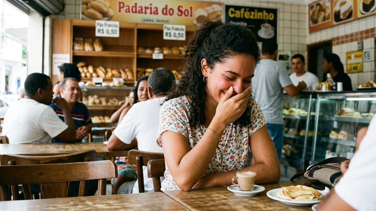 Especialistas em psicologia explicam que algumas pessoas sorriem quando ficam sem graça como uma forma inconsciente de reduzir o desconforto do momento