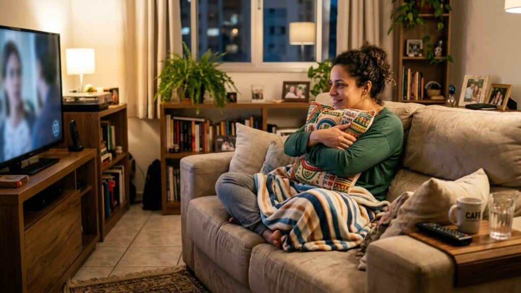 A psicologia sugere que abraçar uma almofada enquanto está sentado pode não ser apenas conforto, mas uma maneira simples de criar uma sensação física de segurança