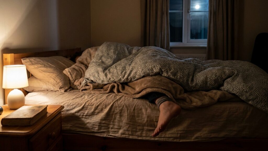 Especialistas em psicologia afirmam que dormir com um pé descoberto pode não ser apenas mania, mas um hábito ligado à forma como o corpo regula conforto durante o sono
