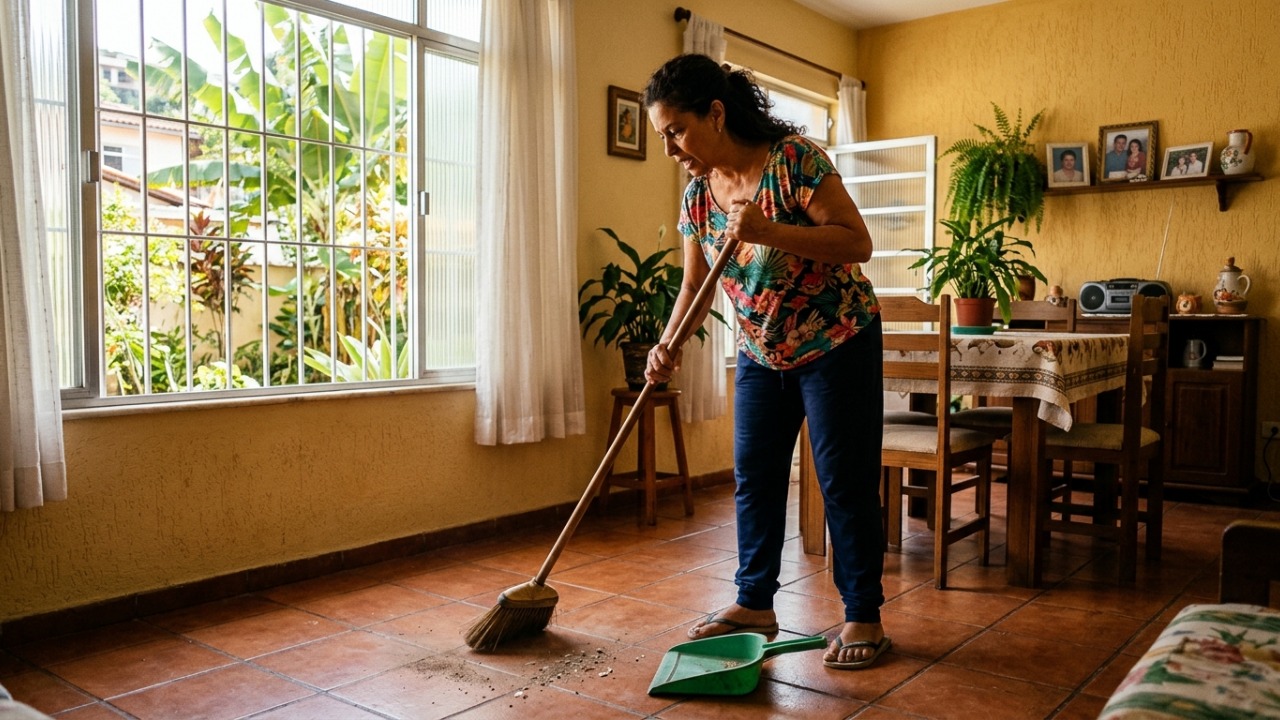 Segundo a psicologia, falar sozinho enquanto limpa a casa não é sinal de solidão, mas pode ajudar o cérebro a manter o foco e seguir melhor cada etapa da tarefa
