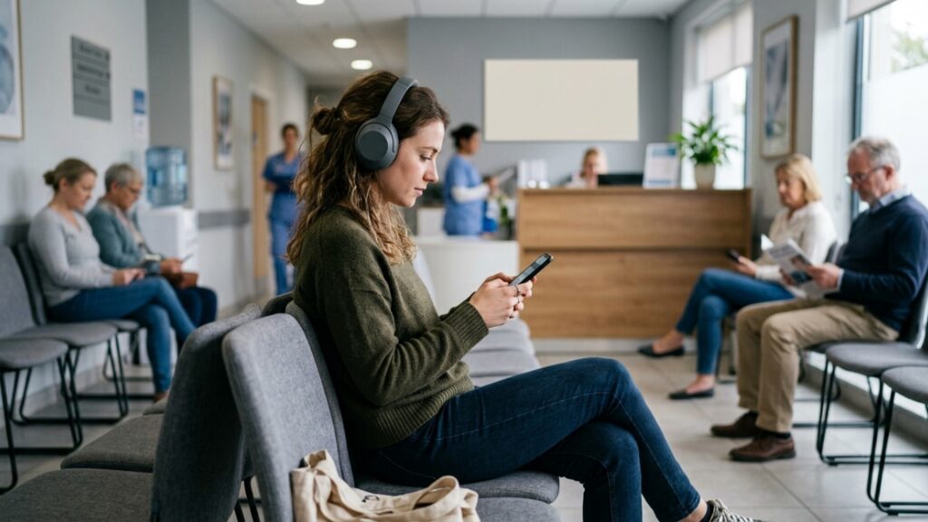 A psicologia aponta que pessoas que colocam música enquanto esperam em filas ou salas de espera podem estar buscando estímulo mental e uma maneira de lidar melhor com a frustração