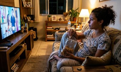 A psicologia diz que pessoas que comem enquanto assistem TV não fazem isso apenas por distração, mas porque o cérebro passa a associar entretenimento e comida